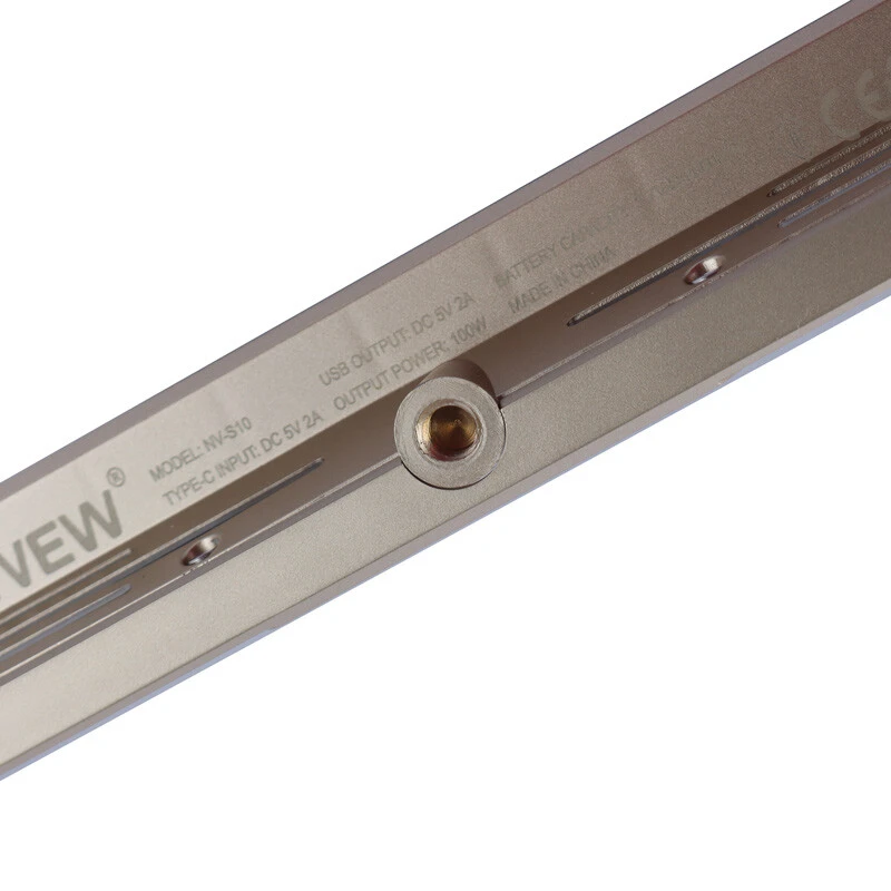 پروژکتور سیار ال ای دی 100 وات شارژی و پاور بانک خورشیدی Newvew NV-S10