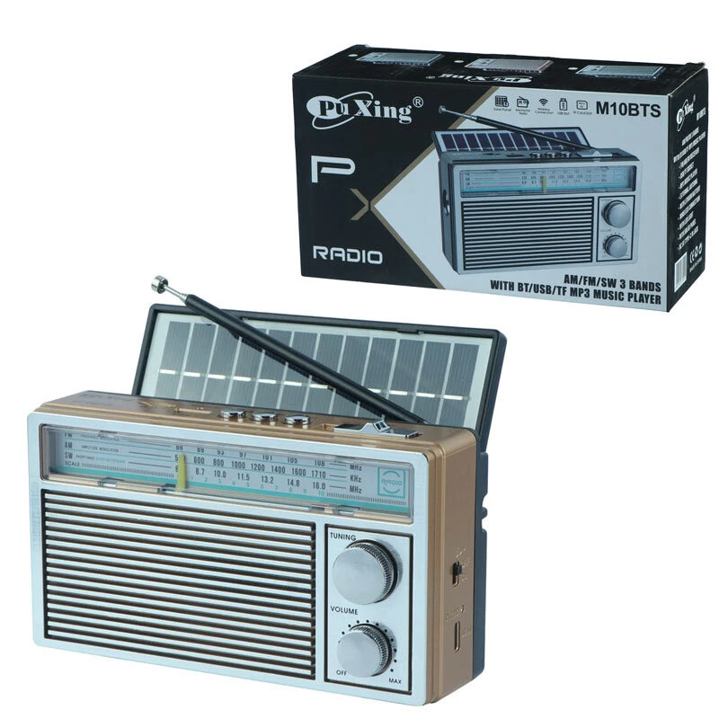 رادیو اسپیکر بلوتوثی خورشیدی پوکسینگ M10BTS