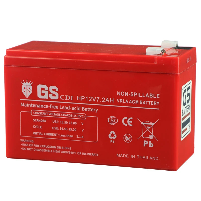 باتری یو پی اس 12 ولت 7.2 آمپر GS CDI HP12V7.2AH