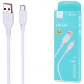 کابل میکرو یو اس بی فست شارژ 2.4 آمپر اسکای دلفین S61VB طول 2 متر