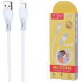 کابل تایپ سی فست شارژ 66 وات اسکای دلفین S31T طول 1 متر