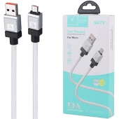 کابل میکرو یو اس بی فست شارژ 40 وات اسکای دلفین S47V طول 1 متر