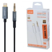 کابل تبدیل Lightning به AUX الدینیو LS-Y91i طول 1 متر