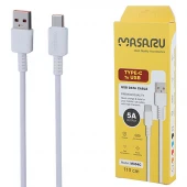 کابل تایپ سی فست شارژ 5 آمپر ماسارو M304C طول 1.1 متر