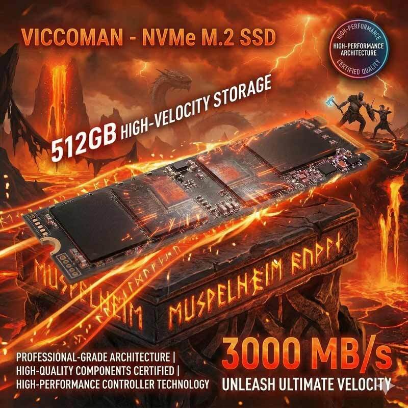 حافظه SSD ویکومن ViccoMan VC500 512GB M.2