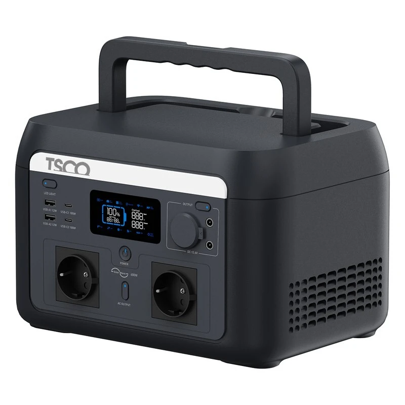 پاور استیشن تسکو TST 601 600W ظرفیت 160000 میلی آمپر ساعت