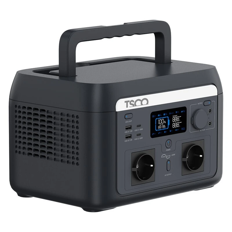 پاور استیشن تسکو TST 601 600W ظرفیت 160000 میلی آمپر ساعت