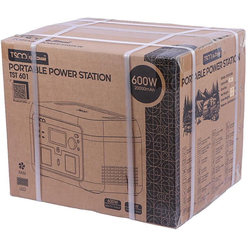 پاور استیشن تسکو TST 601 600W ظرفیت 160000 میلی آمپر ساعت