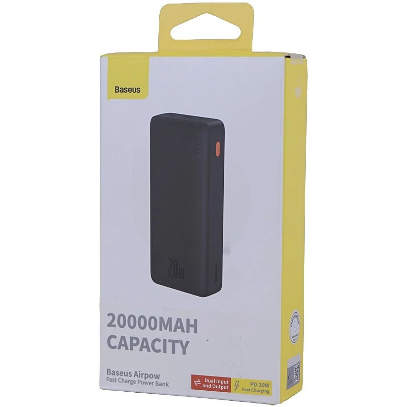 پاور بانک فست شارژ باسئوس Airpow P10022804113 PD 20W ظرفیت 20000 میلی آمپر ساعت