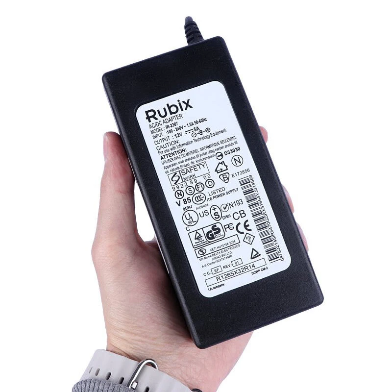 آداپتور برق Rubix IR-2307 12V 5A