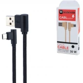 کابل تایپ سی فست شارژ 30 وات شیائومی High Copy دو سر L طول 1 متر
