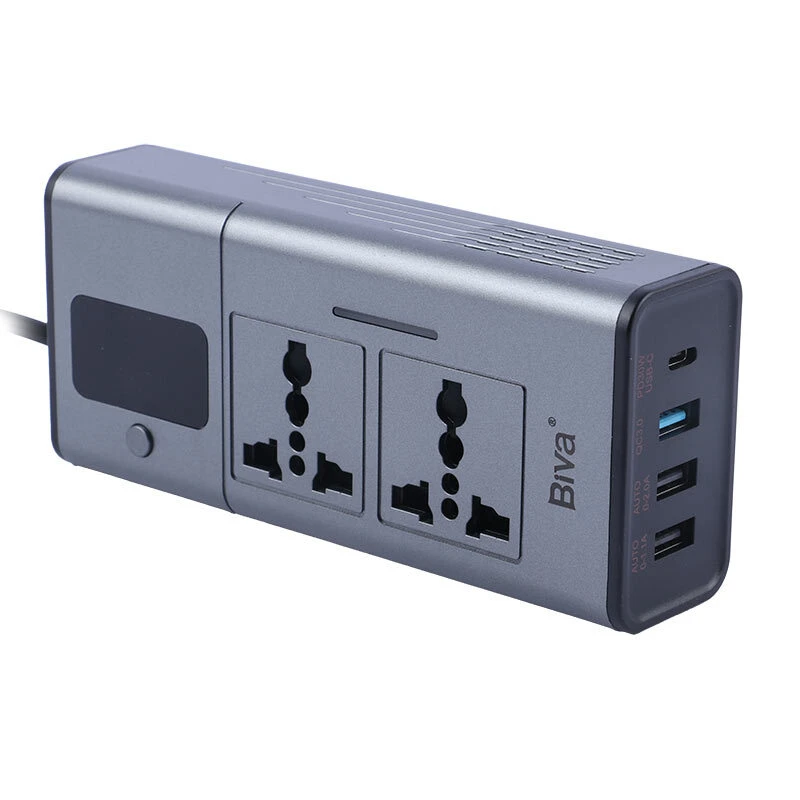 شارژر فندکی و چند راهی بیوا Biva NBQ-101 QC3.0 PD3.1 200W
