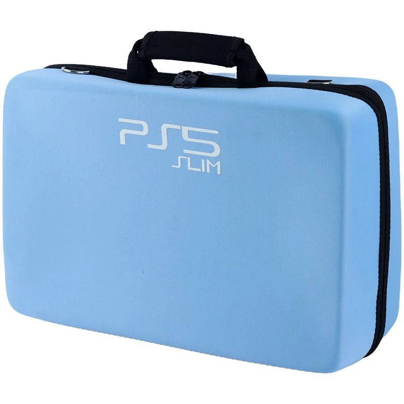 کیف کنسول بازی PS5 Slim زمینه آبی روشن