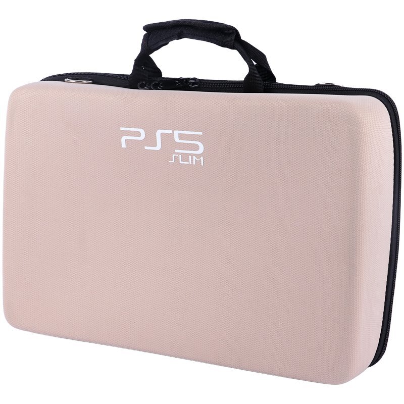 کیف کنسول بازی PS5 Slim زمینه کرمی