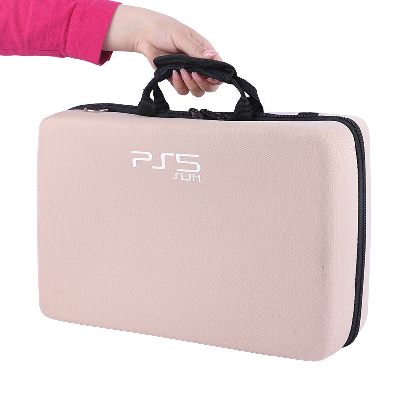 کیف کنسول بازی PS5 Slim زمینه کرمی