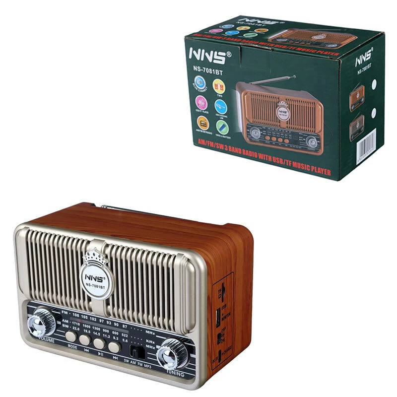 رادیو اسپیکر بلوتوثی ان ان اس NS-7081BT