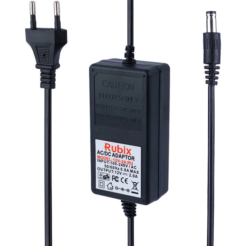 آداپتور برق Rubix 12V-2A RU 12V 2A