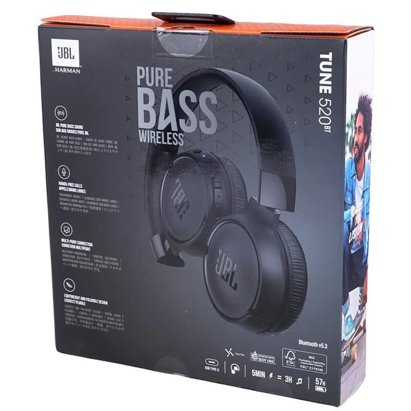 هدفون بلوتوثی جی بی ال Tune 520BT