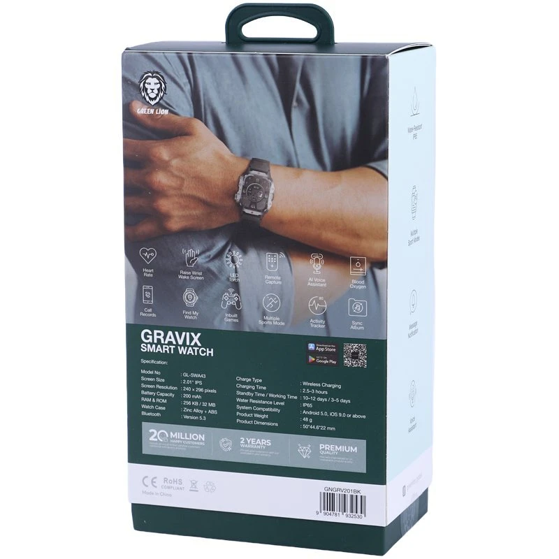 ساعت هوشمند گرین لاین Gravix GL-SWA43