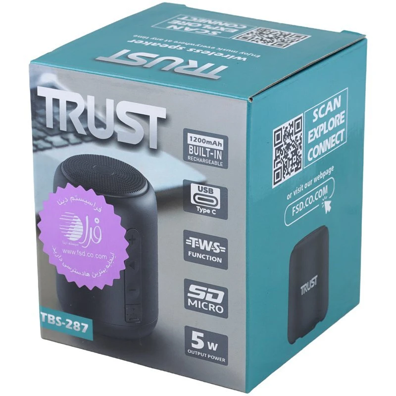 اسپیکر بلوتوثی تراست TBS-287