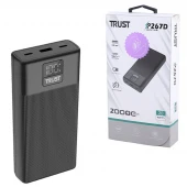 پاور بانک فست شارژ تراست P267D PD 20W ظرفیت 20000 میلی آمپر ساعت