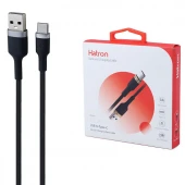 کابل تایپ سی فست شارژ 3 آمپر هترون HC203B طول 1 متر