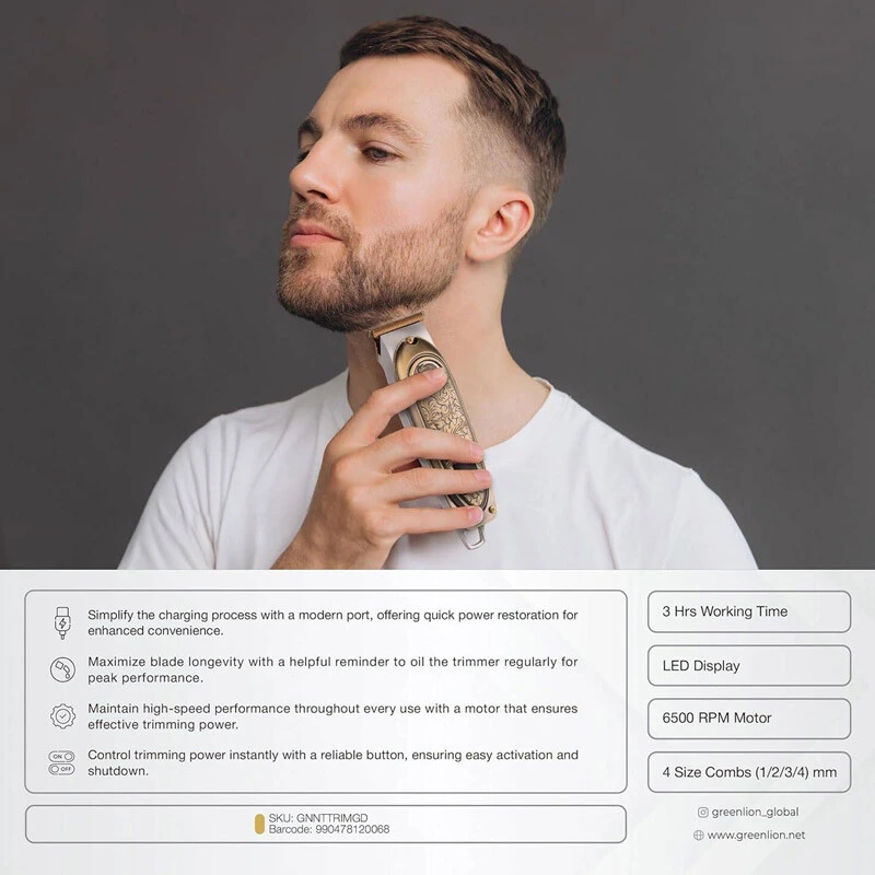 ماشین اصلاح موی سر و صورت گرین لاین Gentleman GL-TM28