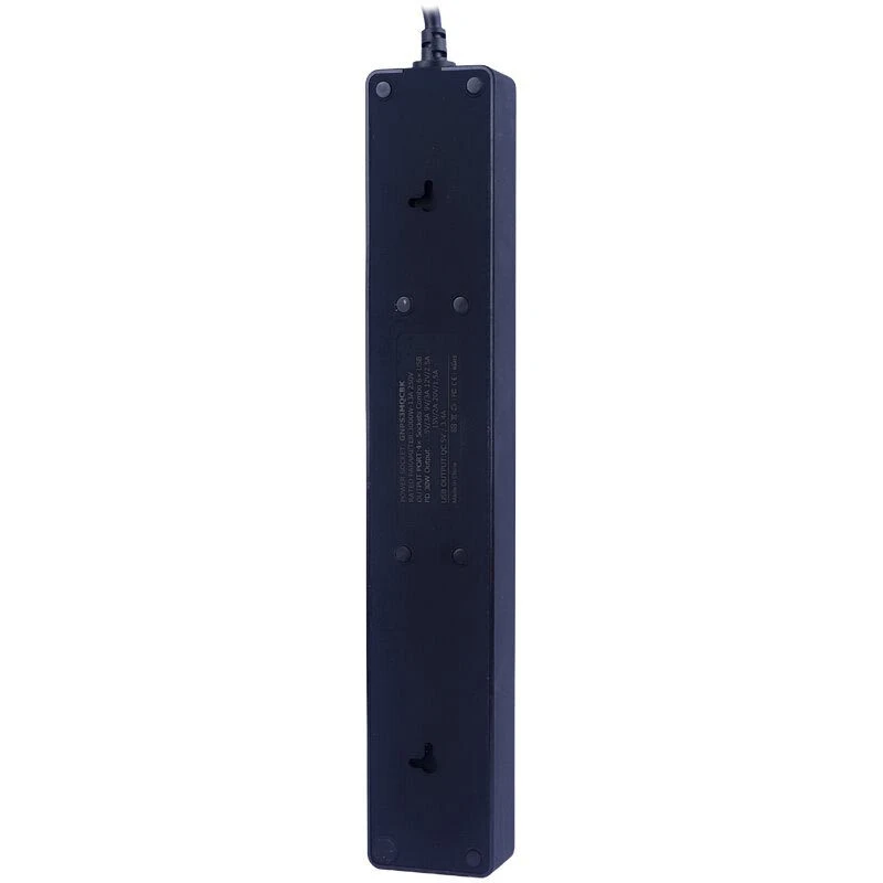 چند راهی 4 خانه گرین لاین GNPS3MQCBK با کابل 3 متری + شارژر USB و Type-C