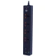 چند راهی 4 خانه گرین لاین GNPS3MQCBK با کابل 3 متری + شارژر USB و Type-C