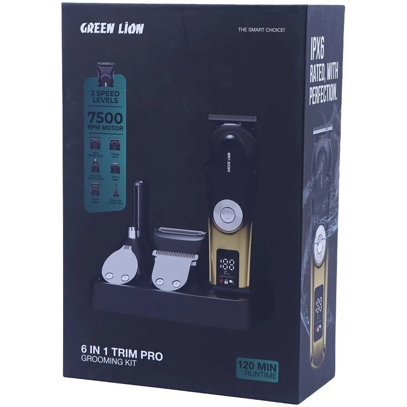 ماشین اصلاح چند کاره گرین لاین Grooming Kit GL-TM39 GN6N1TRMPRBK