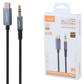 کابل تبدیل Type-C به AUX الدینیو LS-Y92C طول 2 متر