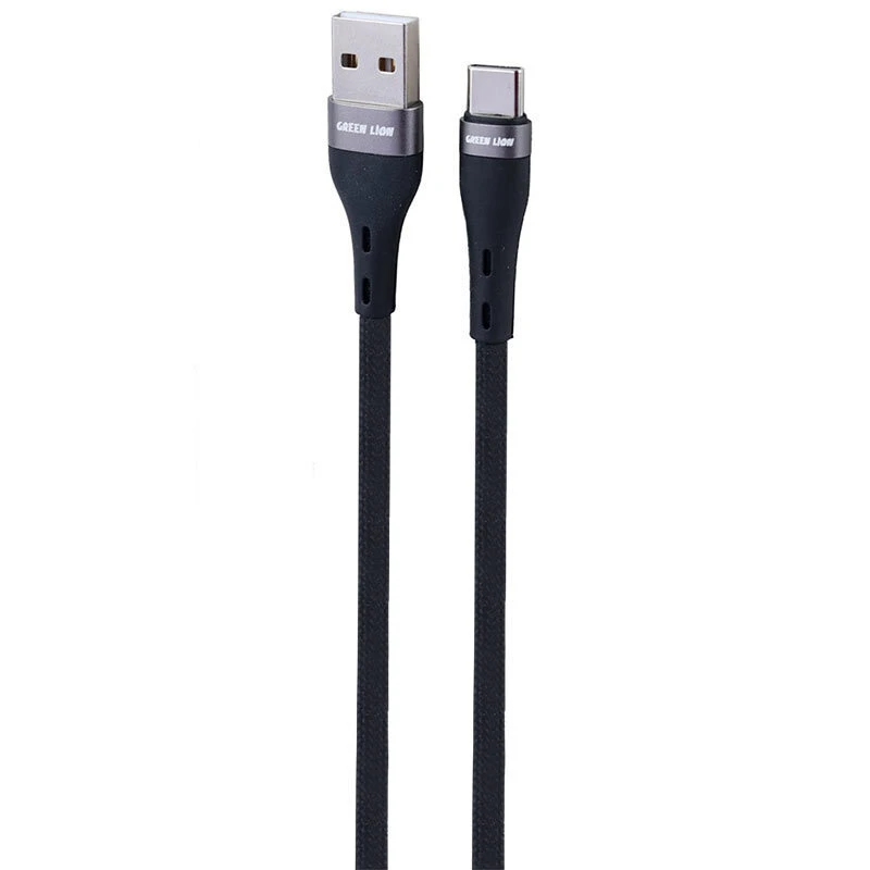 کابل تایپ سی فست شارژ 15 وات گرین لاین GNBRUSATCBK طول 1 متر
