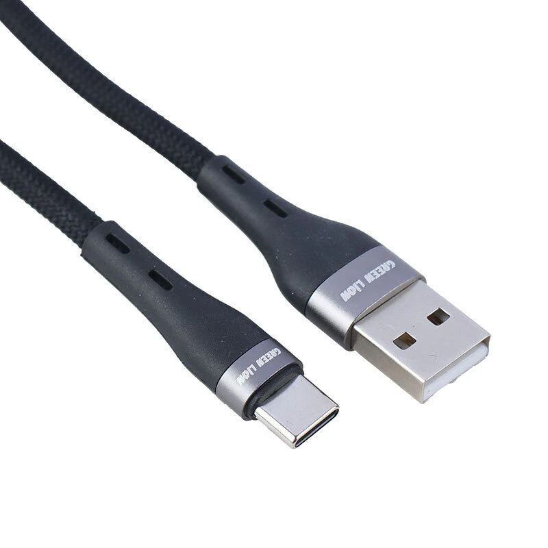 کابل تایپ سی فست شارژ 15 وات گرین لاین GNBRUSATCBK طول 1 متر