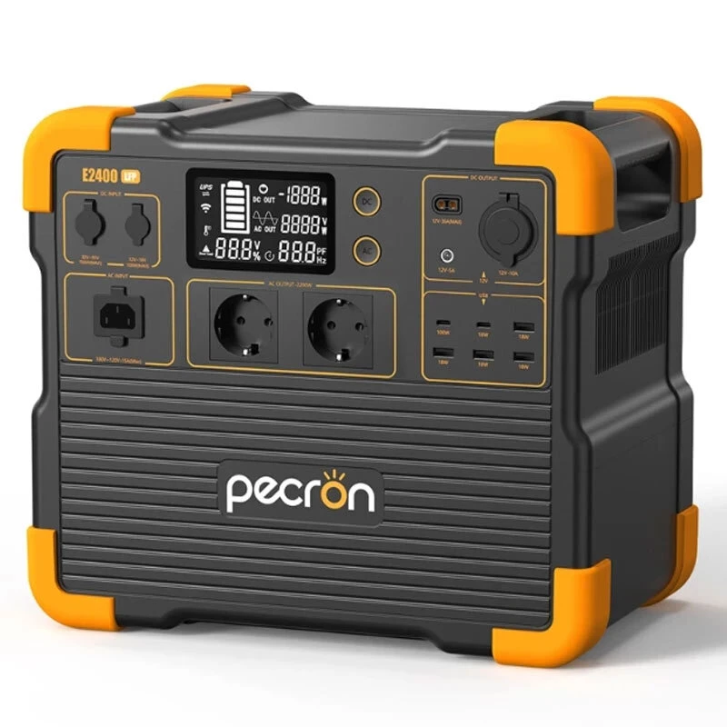 پاور استیشن پکرون E2400 LFP 2400W ظرفیت 40000 میلی آمپر ساعت