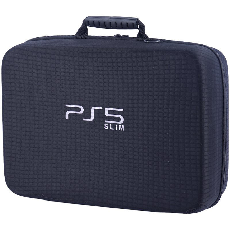 کیف کنسول بازی PS5 Slim طرح مشبک مشکی کد 2