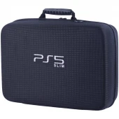 کیف کنسول بازی PS5 Slim طرح مشبک مشکی کد 2