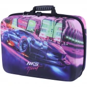 کیف کنسول بازی PS5 Slim طرح NFS Heat کد 2 + نگهدارنده هدست