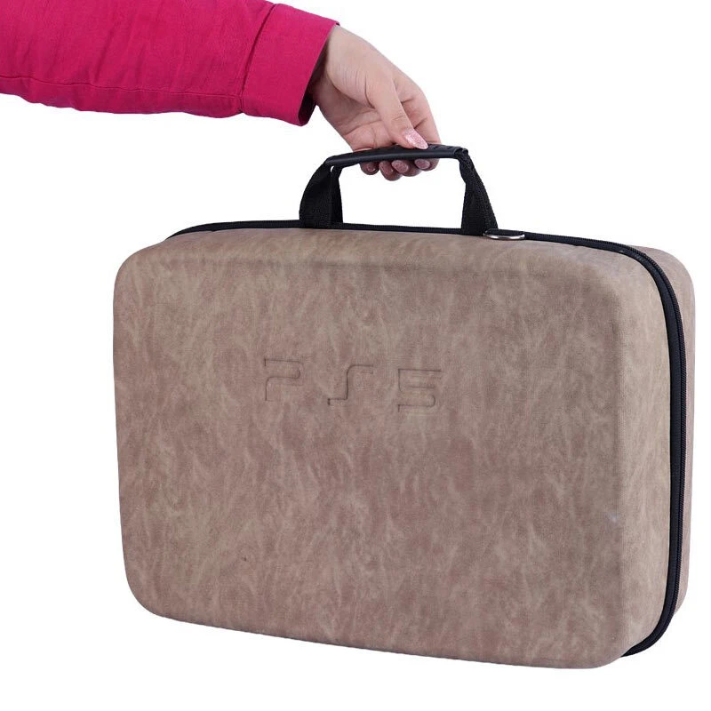 کیف کنسول بازی PS5 Slim زمینه کرمی کد 2