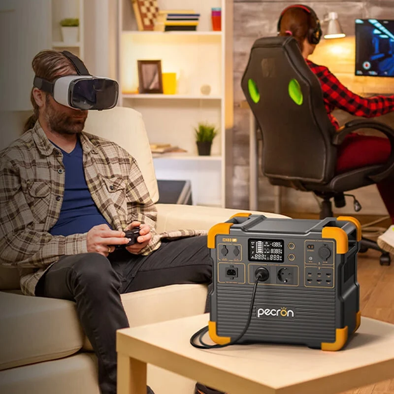 پاور استیشن پکرون E2400 LFP 2400W ظرفیت 40000 میلی آمپر ساعت