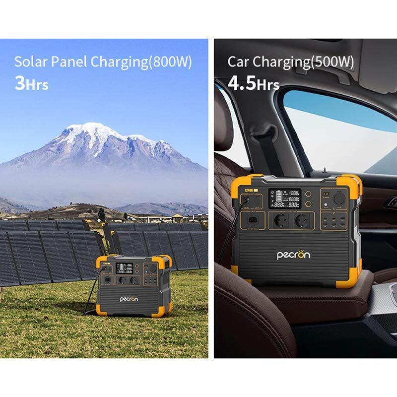 پاور استیشن پکرون E2400 LFP 2400W ظرفیت 40000 میلی آمپر ساعت