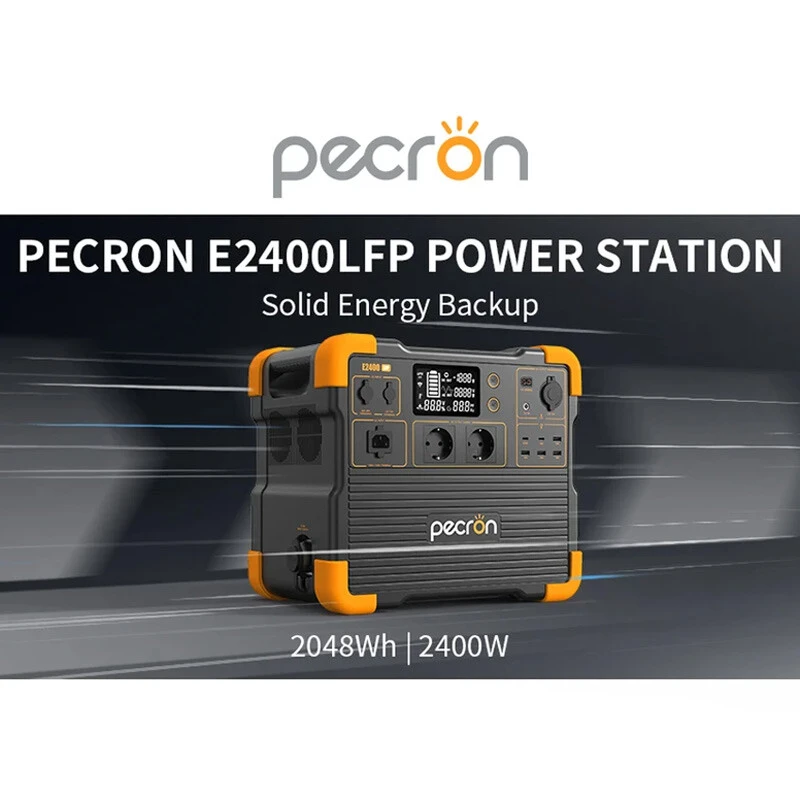 پاور استیشن پکرون E2400 LFP 2400W ظرفیت 40000 میلی آمپر ساعت