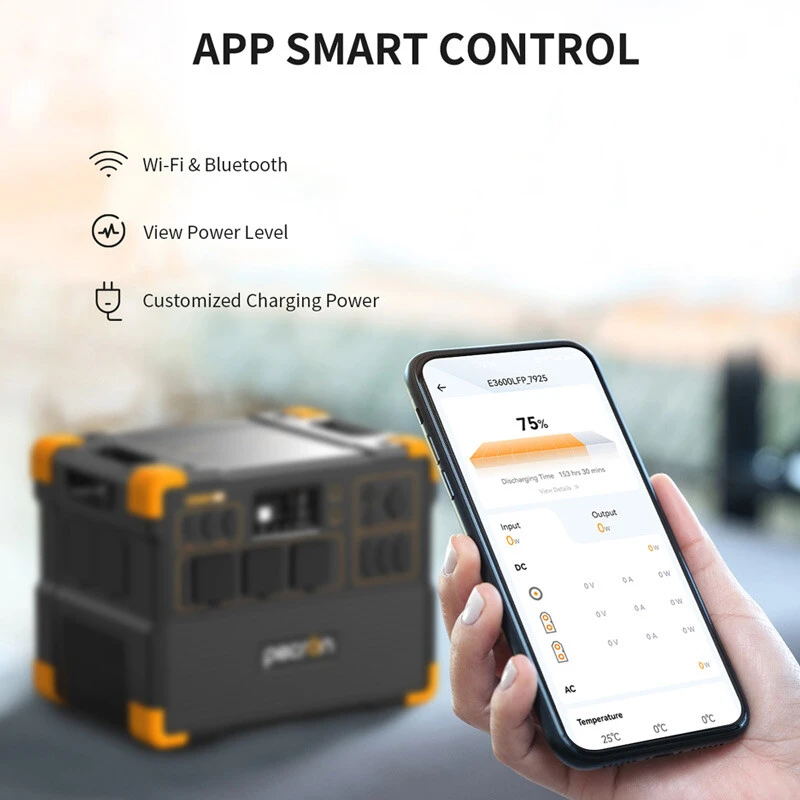 پاور استیشن پکرون E3600 LFP 3600W ظرفیت 60000 میلی آمپر ساعت