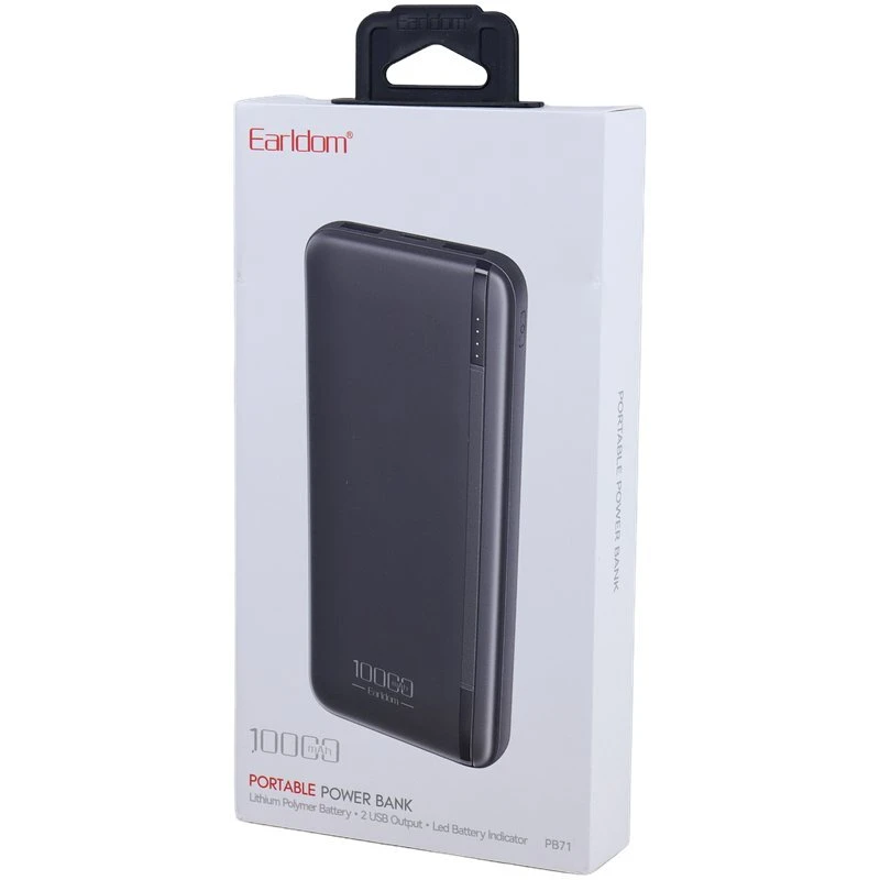 پاور بانک ارلدام ET-PB71 10.5W ظرفیت 10000 میلی آمپر ساعت