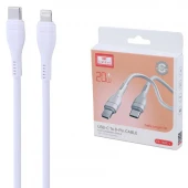 کابل تایپ سی به لایتنینگ فست شارژ 20 وات ارلدام EC-165C-L طول 1 متر