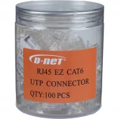 سوکت شبکه میان گذر D-Net RJ45 EZ Cat6