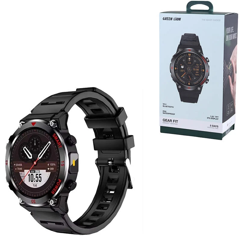 ساعت هوشمند گرین لاین Gear Fit GL-SWA52 GNGEARFTSWBK