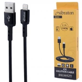 کابل لایتنینگ 2.1 آمپر سیبراتون S232I طول 1.1 متر