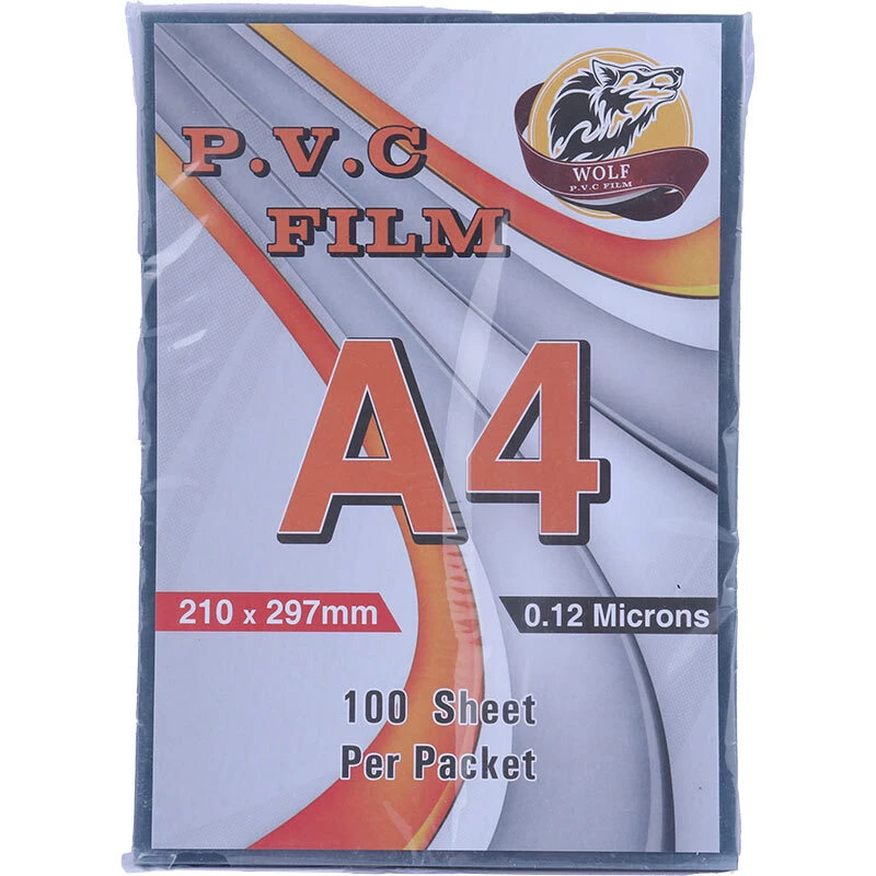 طلق شفاف Wolf 0.12 mu A4