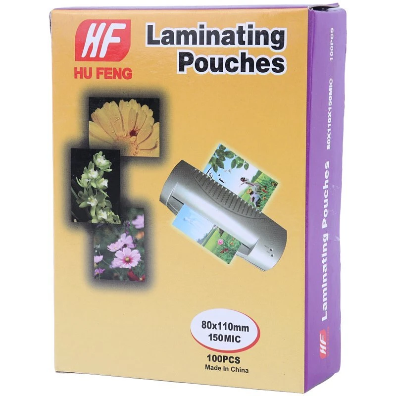 طلق پرس شفاف 150 میکرون HF 80*110mm
