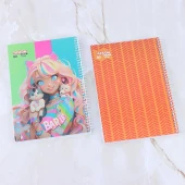 دفتر سیمی 80 برگ طرح کلاسیک آفاق کد 16